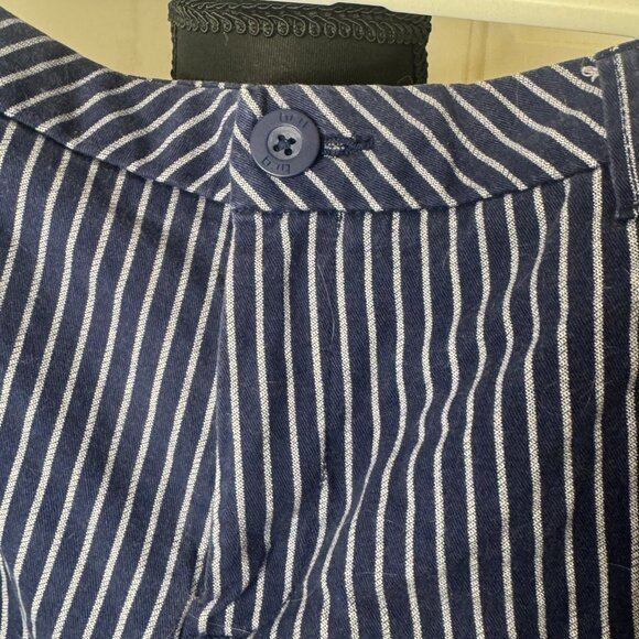 Blue and White Stripe BCG Shorts, Size 16 - Picture 2 of 10